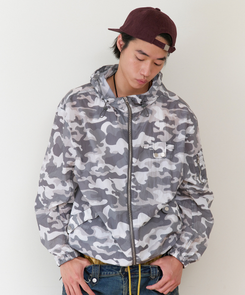 THEVINYLHOUSE（ザバイニルハウス）の「RIBSTOP SHEER WINDBREAKER CAMO（ナイロンジャケット・メンズ・その他・SMALL/MEDIUM/LARGE）」の2枚目の写真