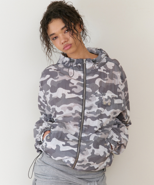 THEVINYLHOUSE（ザバイニルハウス）の「RIBSTOP SHEER WINDBREAKER CAMO（ナイロンジャケット・メンズ・その他・SMALL/MEDIUM/LARGE）」の8枚目の写真