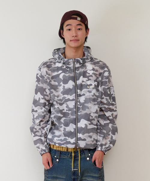 THEVINYLHOUSE（ザバイニルハウス）の「RIBSTOP SHEER WINDBREAKER CAMO（ナイロンジャケット・メンズ・その他・SMALL/MEDIUM/LARGE）」の9枚目の写真