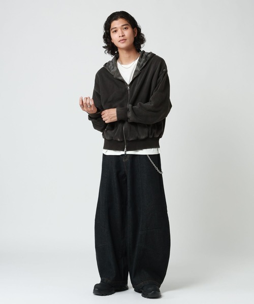 RAGEBLUE(レイジブルー)の「REVERSIBLE CAMOUFLAGE ZIP-UP HOODIE/リバーシブルカモフラ柄ZIPパーカー(パーカー・メンズ・グレー/ブラウン・LARGE/MEDIUM)」の10枚目の写真