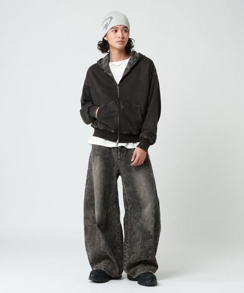 RAGEBLUE(レイジブルー)の「REVERSIBLE CAMOUFLAGE ZIP-UP HOODIE/リバーシブルカモフラ柄ZIPパーカー(パーカー・メンズ・グレー/ブラウン・LARGE/MEDIUM)」の17枚目の写真