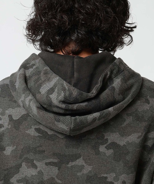 RAGEBLUE(レイジブルー)の「REVERSIBLE CAMOUFLAGE ZIP-UP HOODIE/リバーシブルカモフラ柄ZIPパーカー(パーカー・メンズ・グレー/ブラウン・LARGE/MEDIUM)」の21枚目の写真