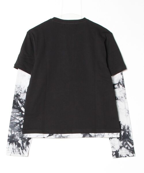 RUDOL（ルドル）の「『RUDOL/ルドル』チェーンレースアップトライバルフェイクレイヤードTシャツ（Tシャツ/カットソー・メンズ・ブラック×レッド/ブラック×ブラック・XL/L/M）」の3枚目の写真