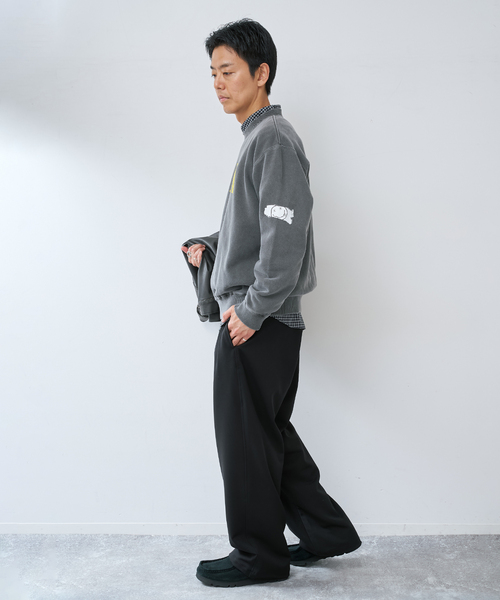 B.C STOCK(ベーセーストック)の「ヘビーTRオーバーパンツ(その他パンツ・メンズ・ブラック/ライトグレー/カーキ/ブラック系その他/グレー/ネイビー・MEDIUM/LARGE)」の8枚目の写真
