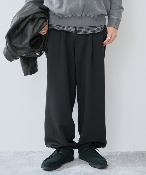 B.C STOCK(ベーセーストック)の「ヘビーTRオーバーパンツ(その他パンツ・メンズ・ブラック/ライトグレー/カーキ/ブラック系その他/グレー/ネイビー・MEDIUM/LARGE)」の15枚目の写真