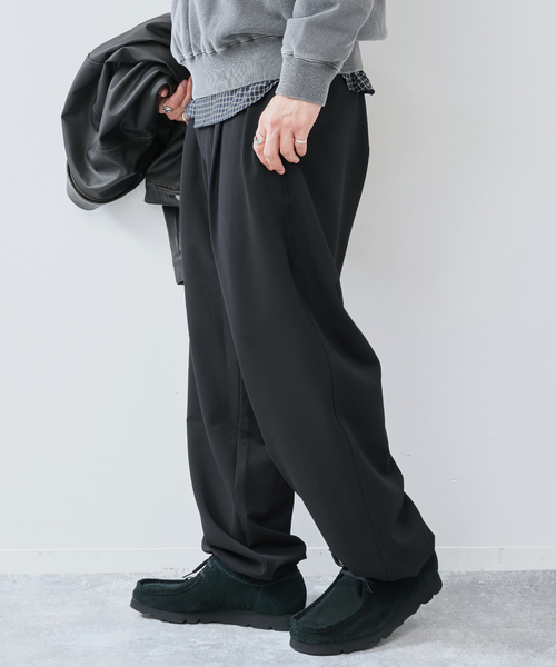 B.C STOCK(ベーセーストック)の「ヘビーTRオーバーパンツ(その他パンツ・メンズ・ブラック/ライトグレー/カーキ/ブラック系その他/グレー/ネイビー・MEDIUM/LARGE)」の16枚目の写真