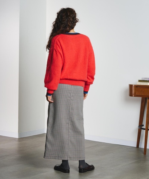 CREOLME(クレオルム)の「CHECK PENCIL SKIRT(スカート・レディース・オレンジ/ブラック・M/S)」の14枚目の写真