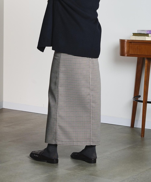 CREOLME(クレオルム)の「CHECK PENCIL SKIRT(スカート・レディース・オレンジ/ブラック・M/S)」の17枚目の写真