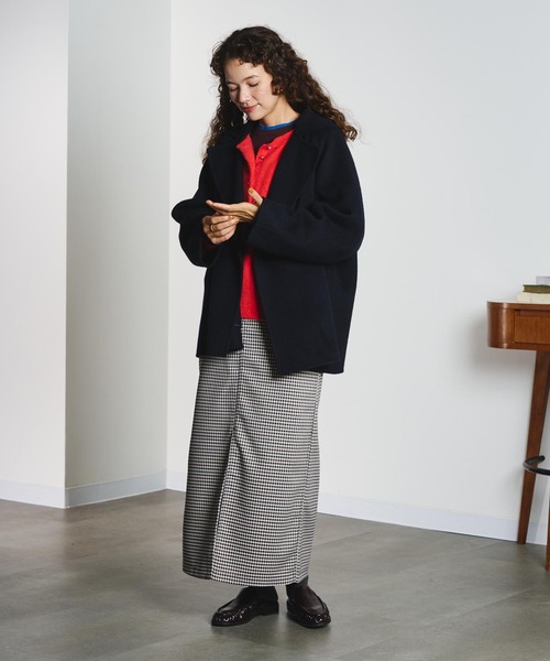 CREOLME(クレオルム)の「CHECK PENCIL SKIRT(スカート・レディース・オレンジ/ブラック・M/S)」の18枚目の写真