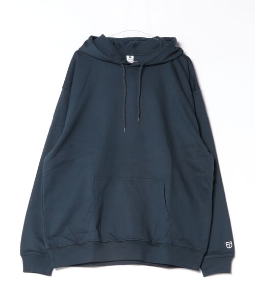ムラサキスポーツ（ムラサキスポーツ）の「NEWTRAL/ニュートラル STANDARD EMBLEM PO HOODIE パーカー NT2009016（パーカー・メンズ・ヘザーグレー/ブラック/ネイビー・2XL）」の3枚目の写真