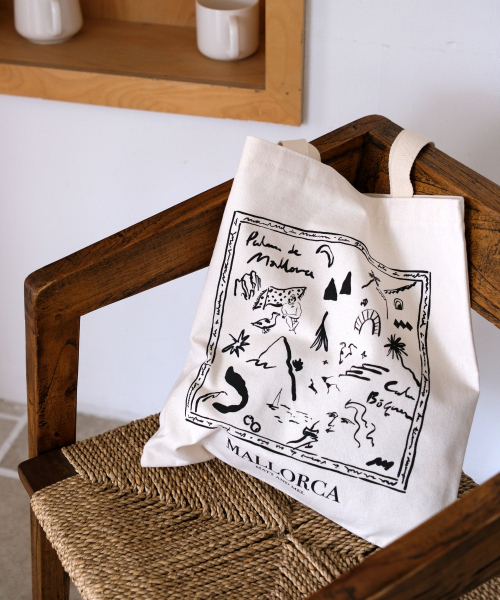 MATT AND MEL（マットアンドメル）の「[Drawing Bag] Mallorca（エコバッグ/サブバッグ・レディース・その他・FREE）」の3枚目の写真