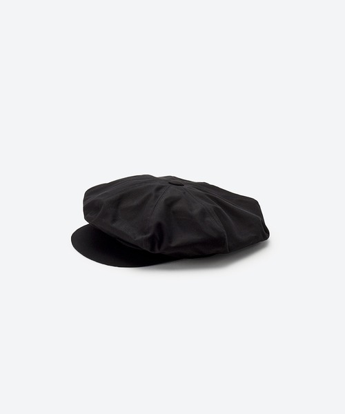 KIJIMA TAKAYUKI 黒 キャスケットサイズ2 ORGANIC COTTON FLAT BIG CASQUETTE（キャスケット）｜KIJIMA TAKAYUKI