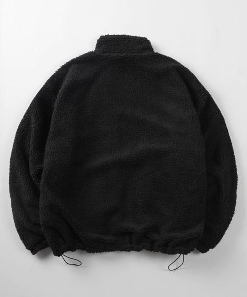 THRASHER(スラッシャー)の「【70】【THRASHER/スラッシャー】リバーシブル ナイロン スタンドジャケット/ボアブルゾン/オーバーサイズ/ロゴ刺繍/UVカット/撥水/ユニセックス/レディース/メンズ(ブルゾン・メンズ・ライトグレー/ブラック/ネイビー/カーキ/ワイン・M/L/XL)」の21枚目の写真