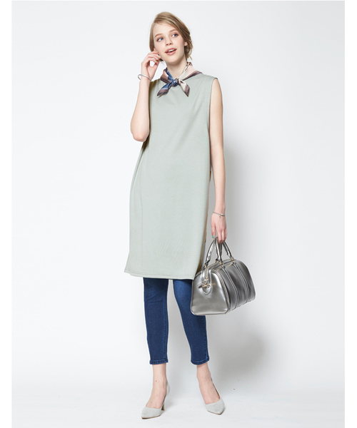 titivate(ティティベイト)の「ワイドアームホールワンピース(ワンピース・レディース・ネイビー/ブルー系その他/ホワイト/チャコールグレー・FREE)」の13枚目の写真