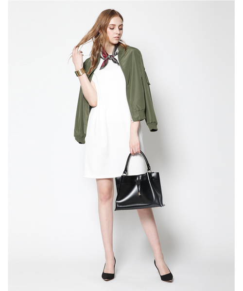 titivate(ティティベイト)の「ワイドアームホールワンピース(ワンピース・レディース・ネイビー/ブルー系その他/ホワイト/チャコールグレー・FREE)」の15枚目の写真