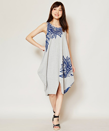 チャイハネ | 【チャイハネ】ネイティブフェザープリントワンピース(ワンピース)