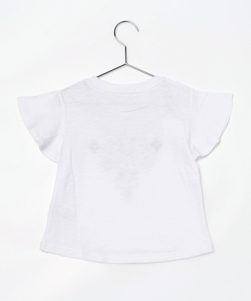 GLOBAL WORK（グローバルワーク）の「【キッズ】ソデフレアプリントシシュウTシャツ半袖/716433（Tシャツ/カットソー・キッズ・ホワイト系その他/ホワイト/その他2・X-LARGE/SMALL/LARGE/MEDIUM）」の5枚目の写真