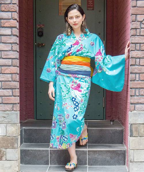 チャイハネ（チャイハネ）の「【チャイハネ】カラコロンサンダル 下駄（サンダル・レディース・パープル/マスタード/ブラウン/レッド/ターコイズブルー/オレンジ/イエロー/ブラック/マルチ/レモンイエロー・M）」の19枚目の写真