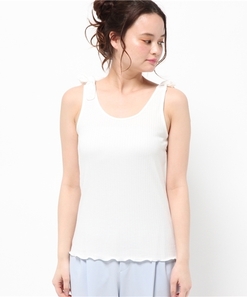 Heather（ヘザー）の「カタリボンタンクトップ 722712（Tシャツ