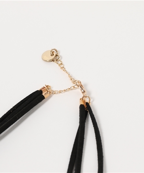 RAY CASSIN（レイカズン）の「Ｖネックポンチ　プルオーバーチョーカーセット（Tシャツ/カットソー・レディース・ブラウン/ブラック/グレイッシュベージュ/ピンク・FREE）」の8枚目の写真