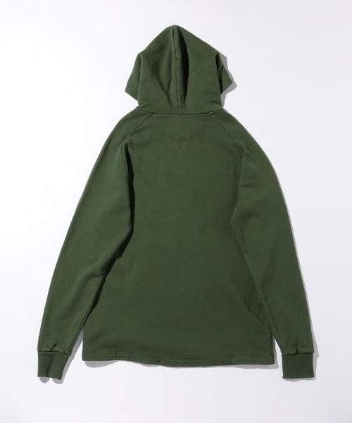 MONKEY TIME（モンキータイム）の「＜CALUX×monkey time＞ ∴ OVERDYE SWEAT HOOD/パーカー◆（パーカー・メンズ・ケリー/ブラック/グレー・MEDIUM/SMALL/X-LARGE/LARGE）」の5枚目の写真