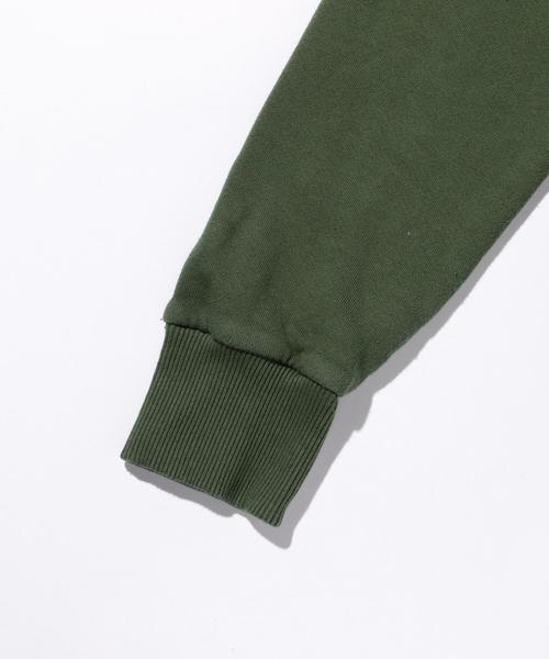 MONKEY TIME（モンキータイム）の「＜CALUX×monkey time＞ ∴ OVERDYE SWEAT HOOD/パーカー◆（パーカー・メンズ・ケリー/ブラック/グレー・MEDIUM/SMALL/X-LARGE/LARGE）」の11枚目の写真