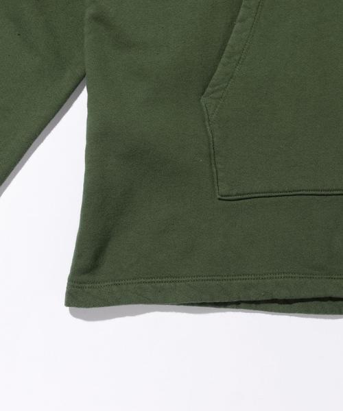 MONKEY TIME（モンキータイム）の「＜CALUX×monkey time＞ ∴ OVERDYE SWEAT HOOD/パーカー◆（パーカー・メンズ・ケリー/ブラック/グレー・MEDIUM/SMALL/X-LARGE/LARGE）」の10枚目の写真