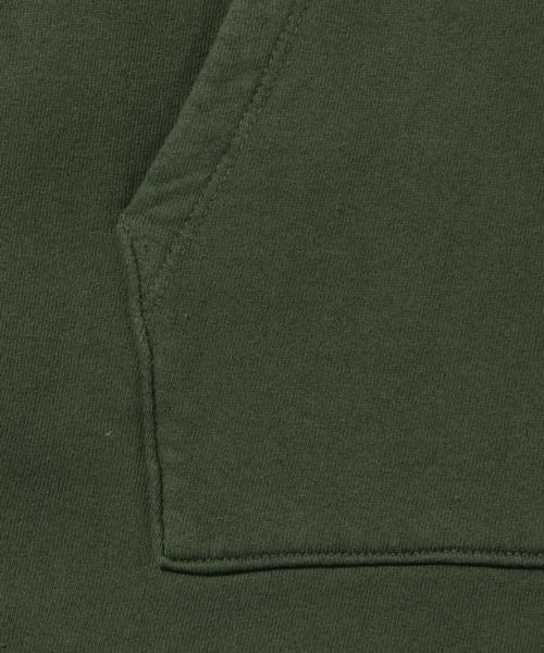 MONKEY TIME（モンキータイム）の「＜CALUX×monkey time＞ ∴ OVERDYE SWEAT HOOD/パーカー◆（パーカー・メンズ・ケリー/ブラック/グレー・MEDIUM/SMALL/X-LARGE/LARGE）」の9枚目の写真