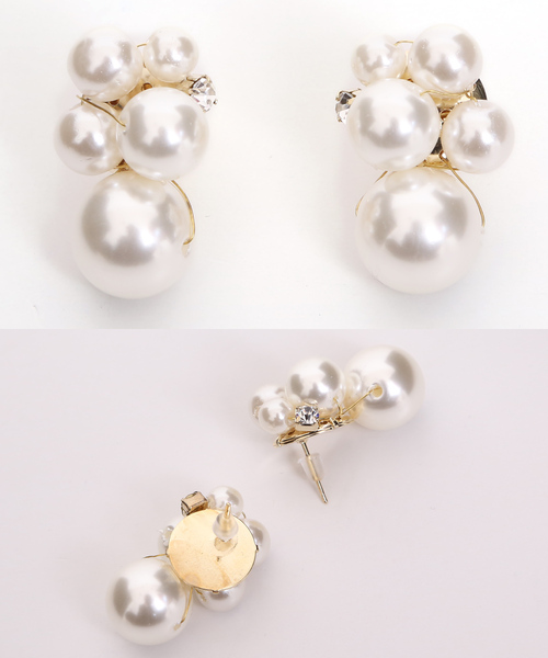 マルチパールイヤリング ピアス結婚式対応 ピアス 両耳用 Pourvous プールヴー のファッション通販 Zozotown マルチパールイヤリング ピアス結婚式対応 ピアス 両耳用 Pourvous プールヴー のファッション通販 Zozotown