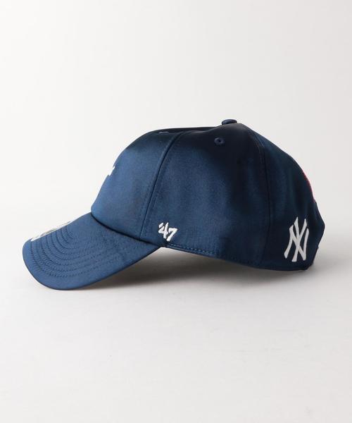 green label relaxing（グリーンレーベルリラクシング）の「[フォーティーセブンブランド] SC 47xFEW YANKEES キャップ ◆（キャップ・メンズ・グレー/ネイビー・FREE）」の4枚目の写真