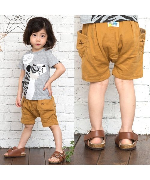 BIT'Z（ビッツ）の「でかポケサルエルパンツ（その他パンツ・キッズ・カーキ/ネイビー/キャメル・100/120/95/80/110/90）」の4枚目の写真