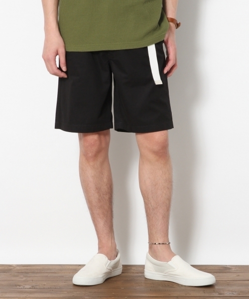 RAGEBLUE（レイジブルー）の「【抗菌防臭/吸水速乾】カラーツイルショーツ/751772（その他パンツ・メンズ・ネイビー/ベージュ/グリーン/ホワイト/ブラック/ピンク系その他/オリーブ/ワインレッド・LARGE/SMALL/MEDIUM/X-LARGE）」の3枚目の写真