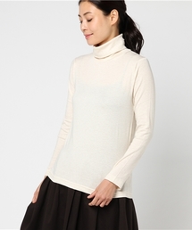 Samansa Mos2 | ガーゼベア天無地タートル(Tシャツ/カットソー)