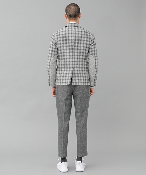 koe×THOM BROWNE（コエトムブラウン）の「[KOE×THOM BROWNE] MENS CHECK SPORTCOAT（テーラードジャケット・メンズ・グレー・SMALL/MEDIUM/LARGE）」の6枚目の写真