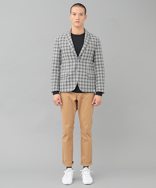 koe×THOM BROWNE（コエトムブラウン）の「[KOE×THOM BROWNE] MENS CHECK SPORTCOAT（テーラードジャケット・メンズ・グレー・SMALL/MEDIUM/LARGE）」の10枚目の写真