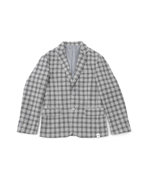 koe×THOM BROWNE（コエトムブラウン）の「[KOE×THOM BROWNE] MENS CHECK SPORTCOAT（テーラードジャケット・メンズ・グレー・SMALL/MEDIUM/LARGE）」の9枚目の写真