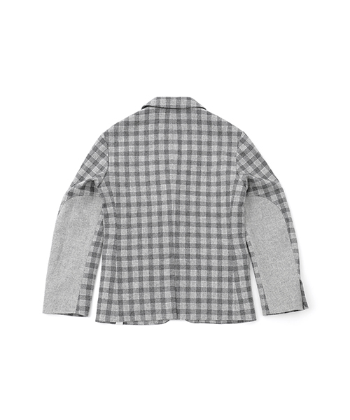 koe×THOM BROWNE（コエトムブラウン）の「[KOE×THOM BROWNE] MENS CHECK SPORTCOAT（テーラードジャケット・メンズ・グレー・SMALL/MEDIUM/LARGE）」の7枚目の写真