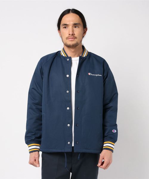 Champion(チャンピオン)の「【Champion/チャンピオン】メンズ アクションスタイル スナップジャケット(ナイロンジャケット・メンズ・マルーン/ネイビー/ブラック/ダークグリーン・MEDIUM/X-LARGE/SMALL/LARGE)」の11枚目の写真
