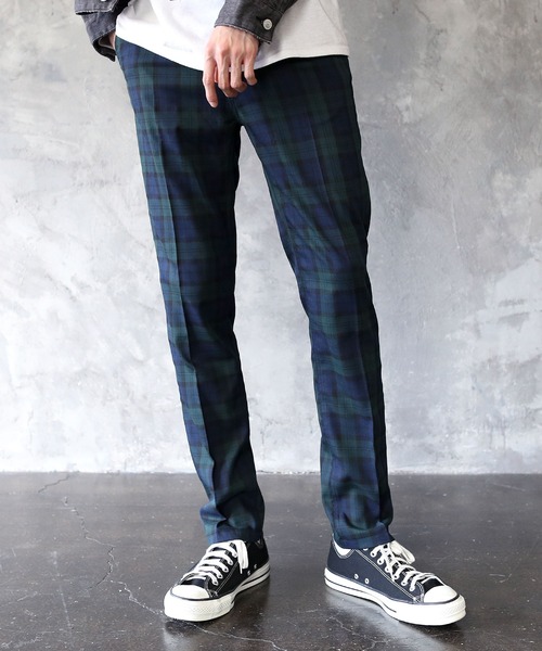 THE CASUAL(カジュアル)の「TRストレッチ スーツ地 テーパード スラックス パンツ(スラックス・メンズ・ベージュ/ストライプ/チェック/グレー/ブラック/ネイビー/テラコッタ/カーキ/ワイン/チャコール/ブラウン/ベージュ系その他/グリーン系その他/ベージュ系その他2/ベージュ系その他3/グレー系その他/ベージュ系その他4/ブラウン系その他/ブラック系その他2/グレー系その他2/ブラック系その他/ベージュ系その他5/レッド系その他/ブラウン系その他2/オフホワイト・M/L/S/XL)」の20枚目の写真