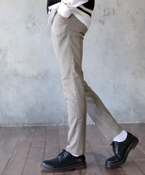 THE CASUAL(カジュアル)の「TRストレッチスキニーテーパードスラックス【セットアップ対応】(スラックス)」|ベージュ系その他4