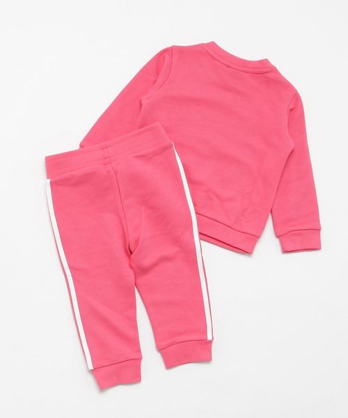 adidas(アディダス)の「アディカラー オリジナルス INFANT TREFOIL CREW(ジャージ・キッズ・ピンク/ブラック/ブルー・100/80/90)」の4枚目の写真
