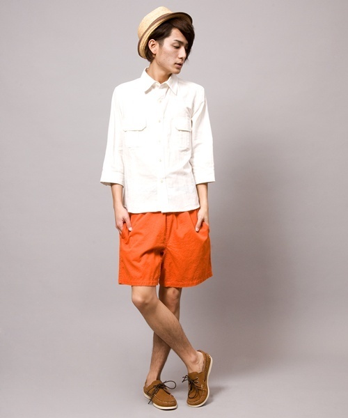 WEGO（ウィゴー）の「WEGO/クライミングショーツ（チノパンツ・メンズ・ブラック/ベージュ/グリーン/パープル/オレンジ/その他1/その他2・MEDIUM/LARGE）」の15枚目の写真