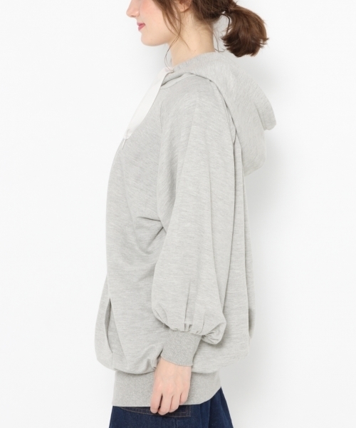 Heather（ヘザー）の「BIGウラケパーカー　795853（パーカー・レディース・ベージュ/ラベンダー/ヘザーグレー・FREE）」の9枚目の写真