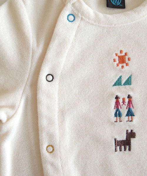 BOBO（ボボ）の「【BOBOボボ】 2WAYドレス（ロンパース・キッズ・アイボリー・ONE SIZE）」の6枚目の写真