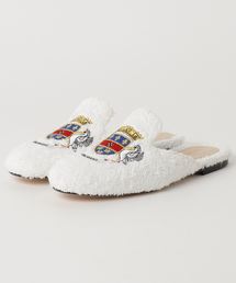 CARLA SAINT BARTH　エンブレム刺繍パイルバブーシュ