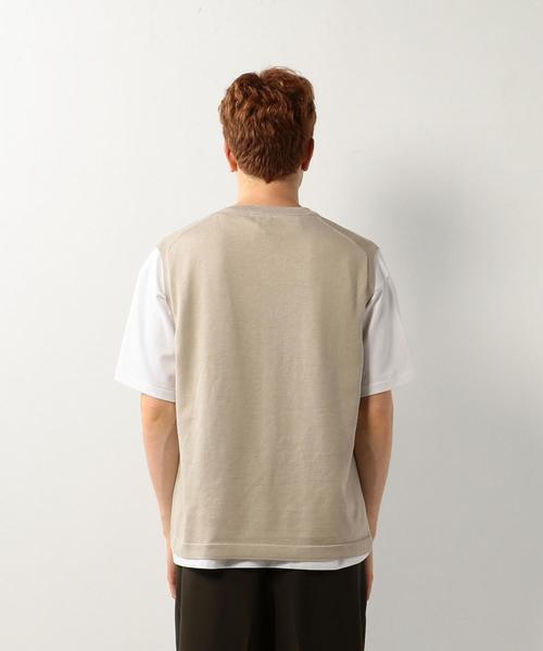 ■専用■美品 スティーブンアラン 定価1,7万円 Vネックのベスト ブラウン Steven Alan＞Vネック ニット ベスト