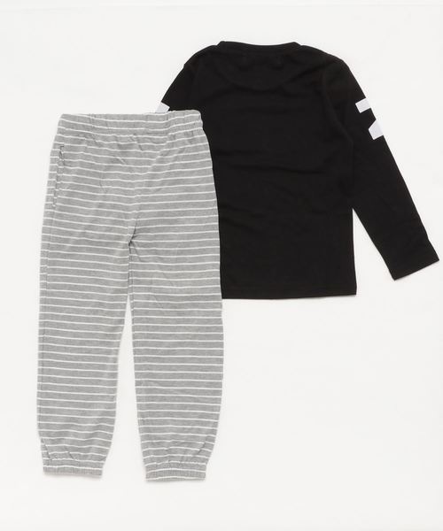 NEW YORKロゴ長袖Tシャツ スウェットパンツ セットアップ キッズ NEW YORKロゴ長袖Tシャツ スウェットパンツ セットアップ キッズ