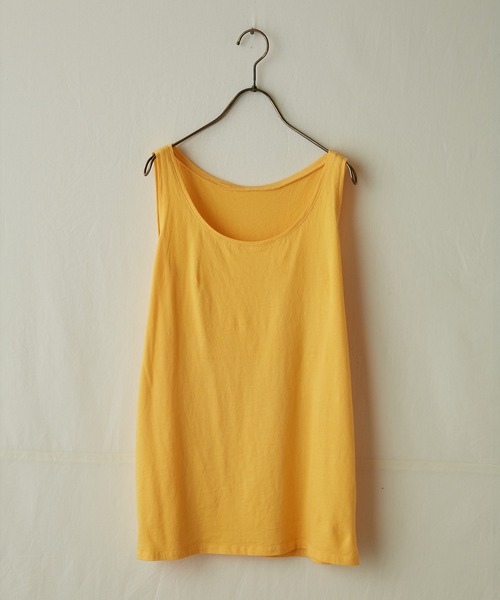 IKKUNA（イクナ）の「tank-top／タンクトップ（タンクトップ・レディース・チャコールグレー/グレー/ターコイズブルー/キナリ/イエロー/ブラウン系その他・1）」の6枚目の写真