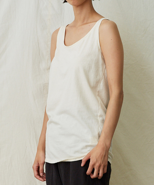 IKKUNA（イクナ）の「tank-top／タンクトップ（タンクトップ・レディース・チャコールグレー/グレー/ターコイズブルー/キナリ/イエロー/ブラウン系その他・1）」の2枚目の写真