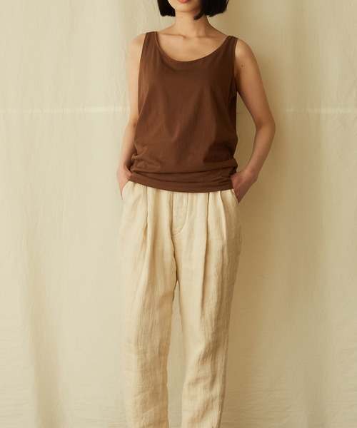 IKKUNA（イクナ）の「tank-top／タンクトップ（タンクトップ・レディース・チャコールグレー/グレー/ターコイズブルー/キナリ/イエロー/ブラウン系その他・1）」の21枚目の写真
